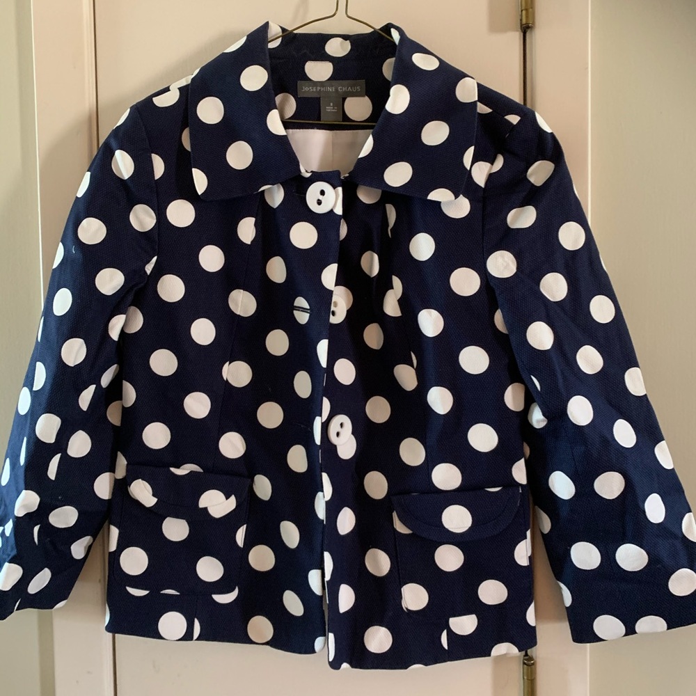 Josephine Chaus polka dot jacket